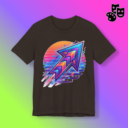 Retro Neon Arrow