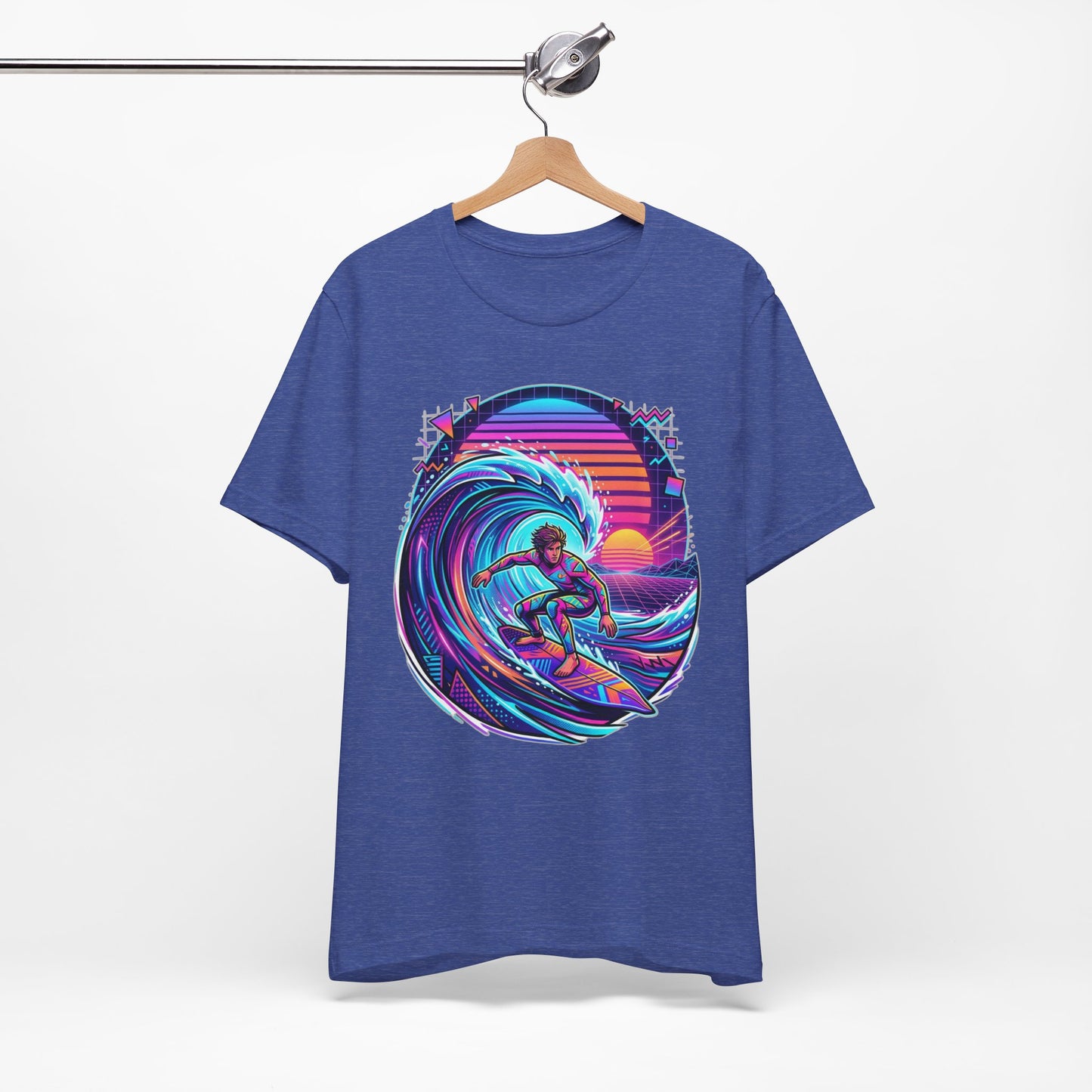 Retro Sunset Surfer