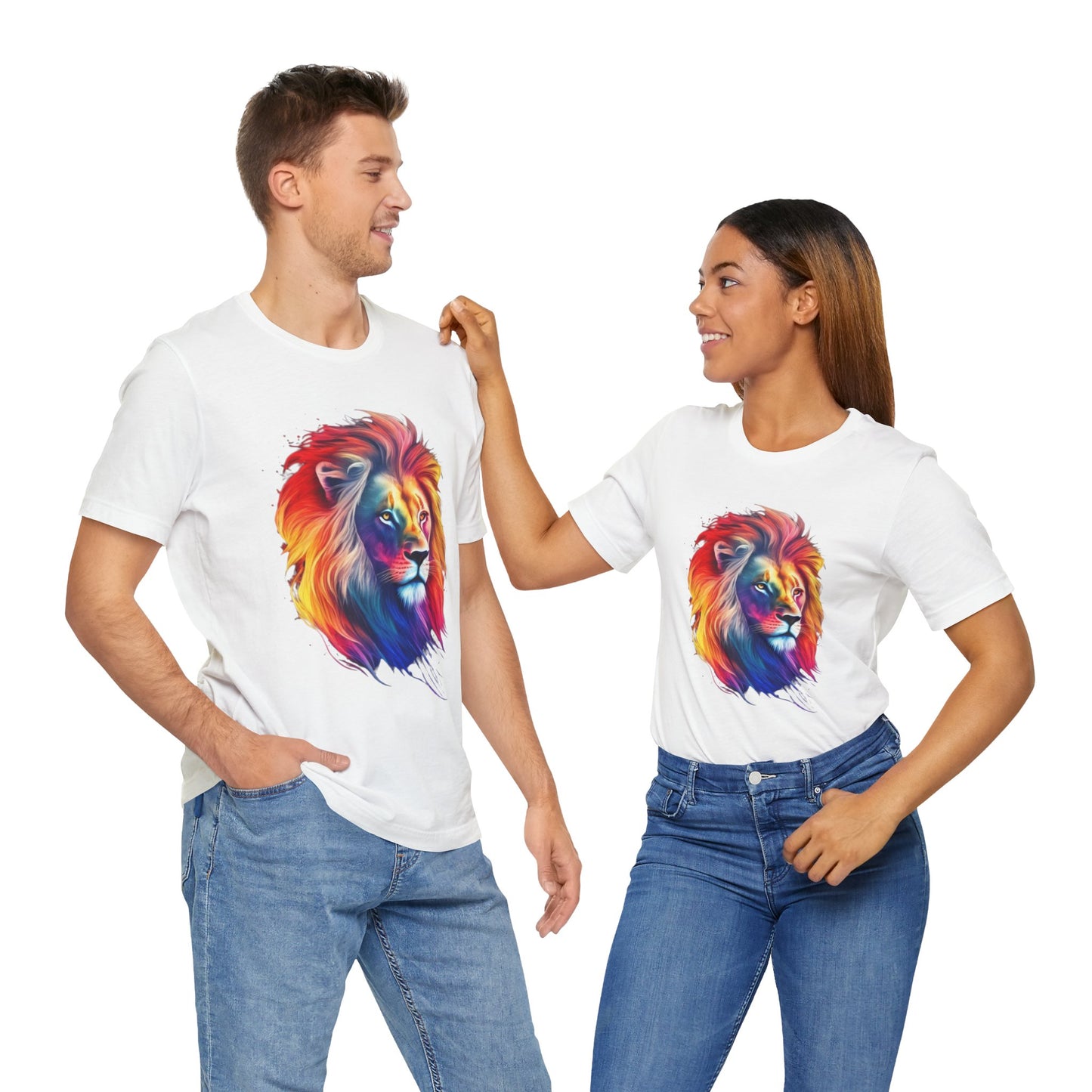 Vibrant Lion Graphic Tee