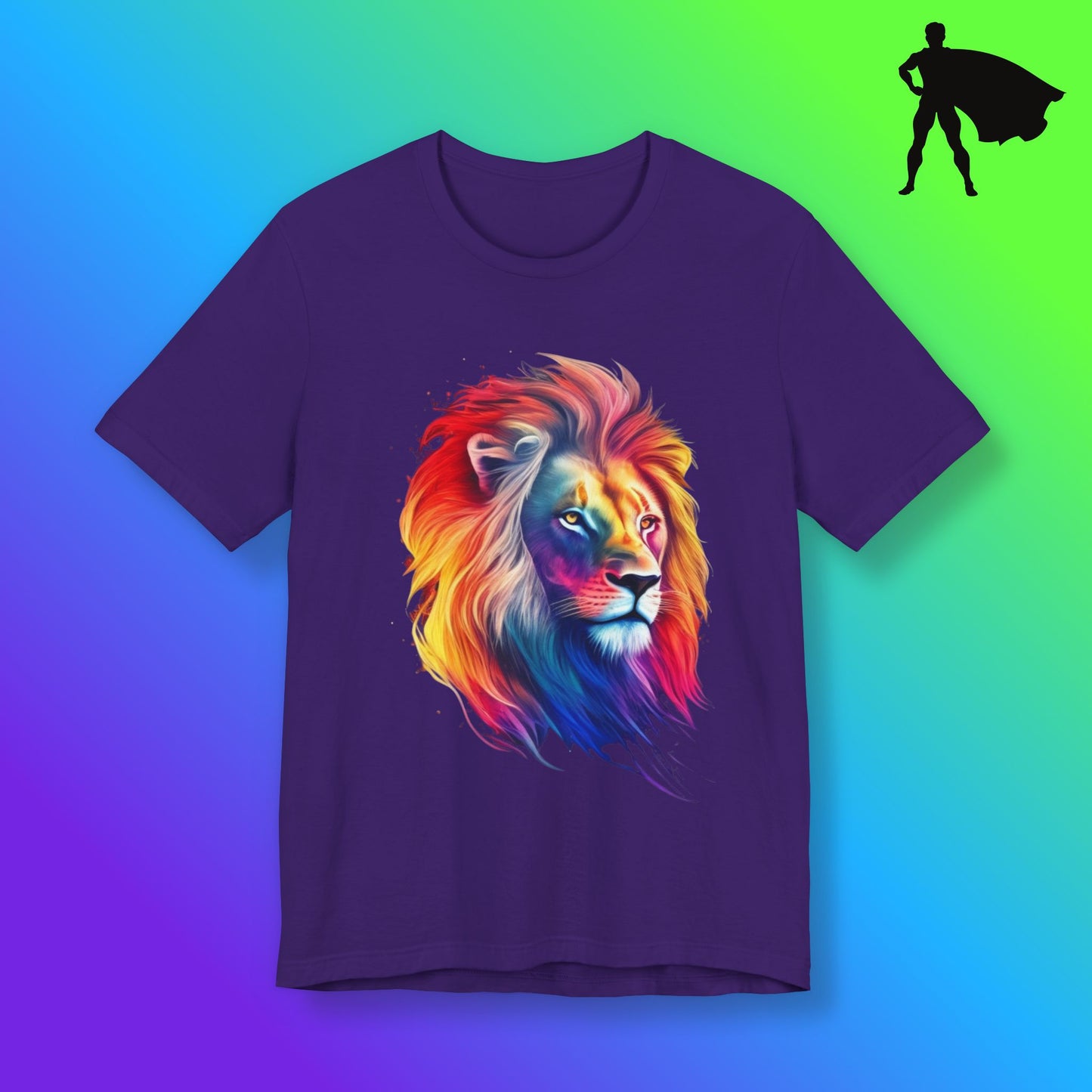 Vibrant Lion Graphic Tee