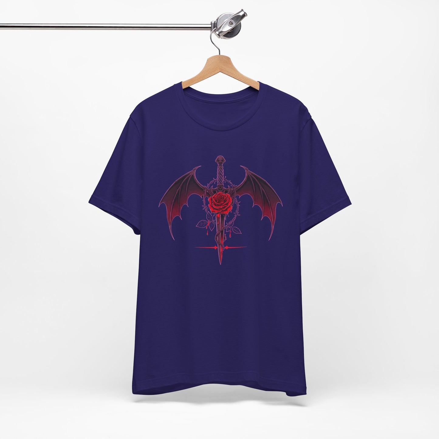 Gothic Rose and Dagger Tee