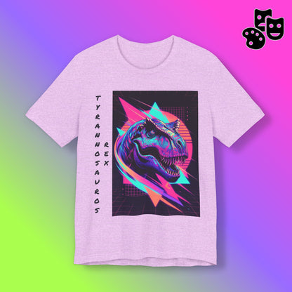 Retro Neon T-Rex