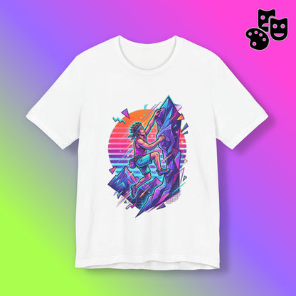 Climber Retro Sunset