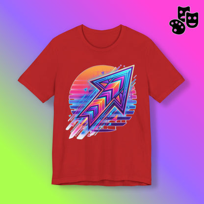 Retro Neon Arrow
