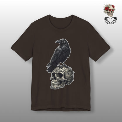 Raven on Skull