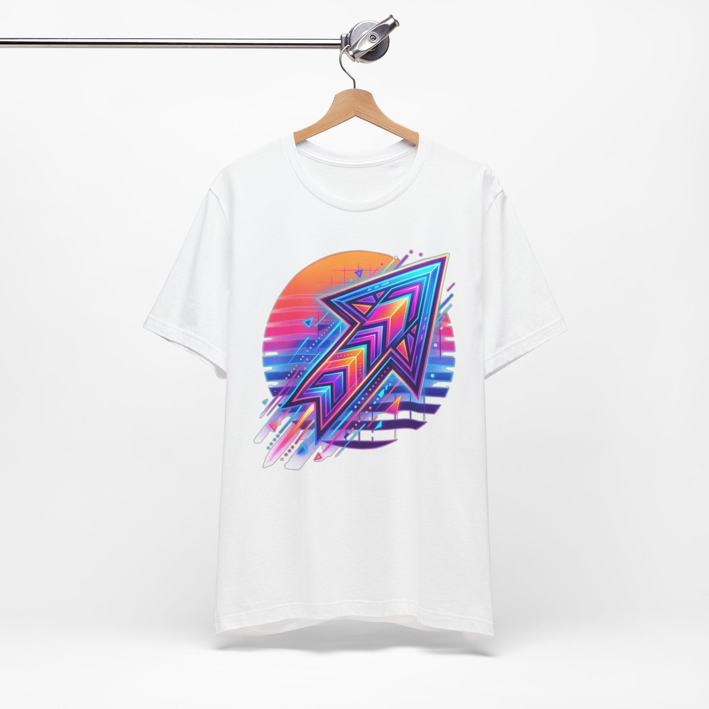 Retro Neon Arrow
