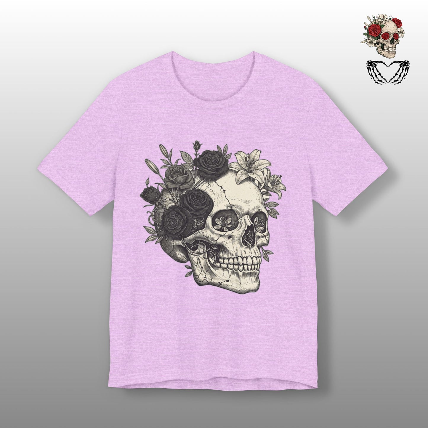 Skull Floral Tee