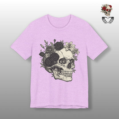 Skull Floral Tee
