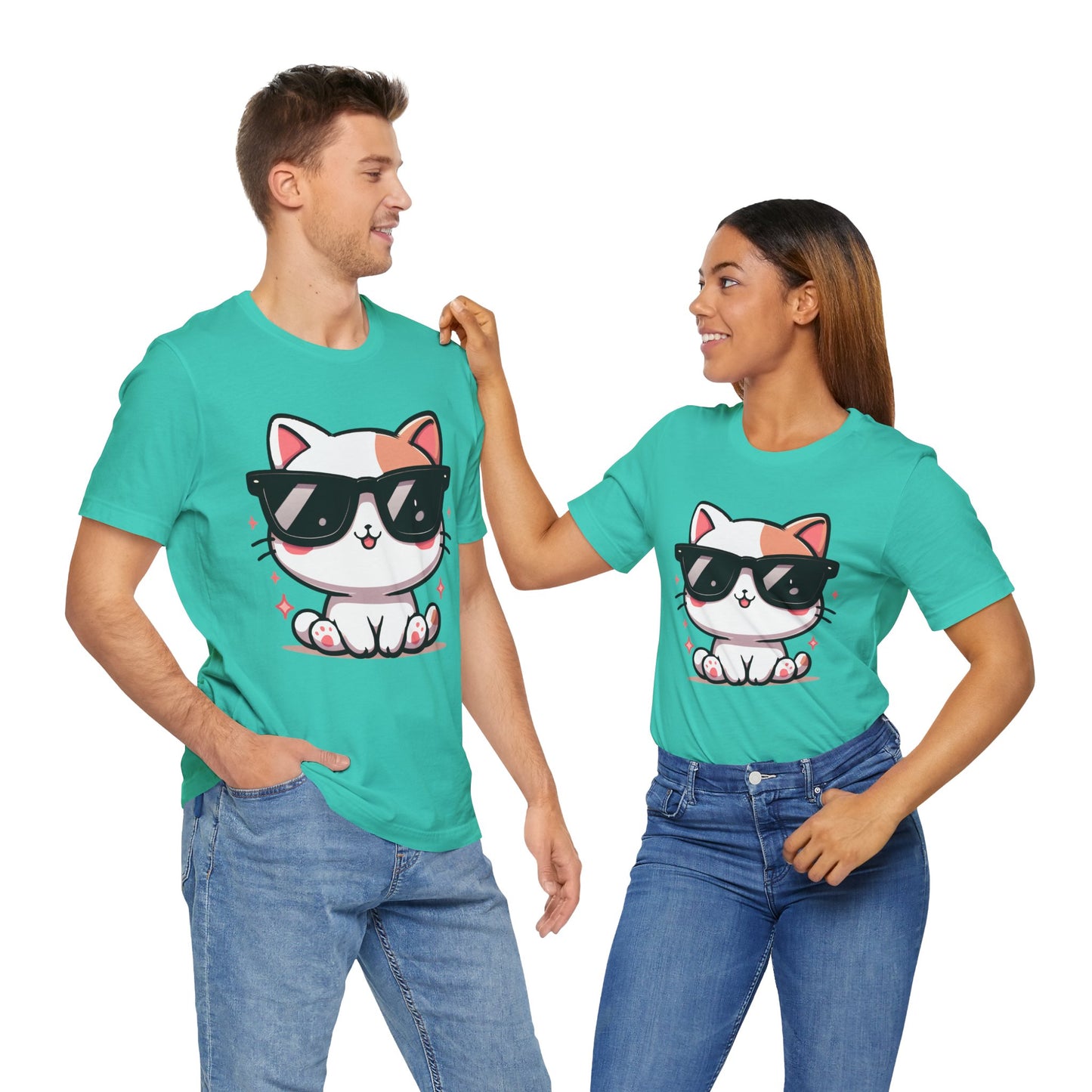 Cute Kitty Cat with Shades Tee