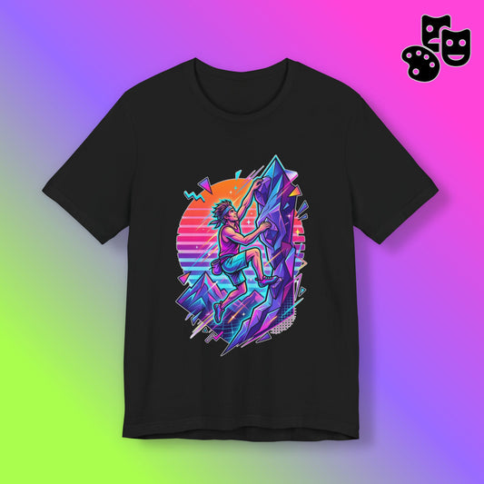 Climber Retro Sunset