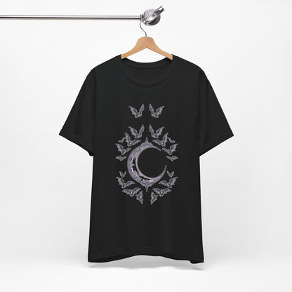 Crescent Moon & Bats