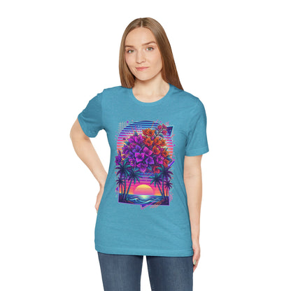Retro Sunset Floral