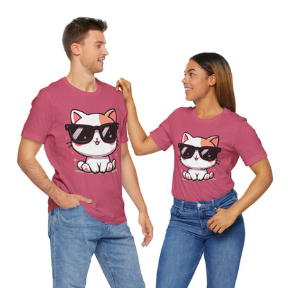 Cute Kitty Cat with Shades Tee