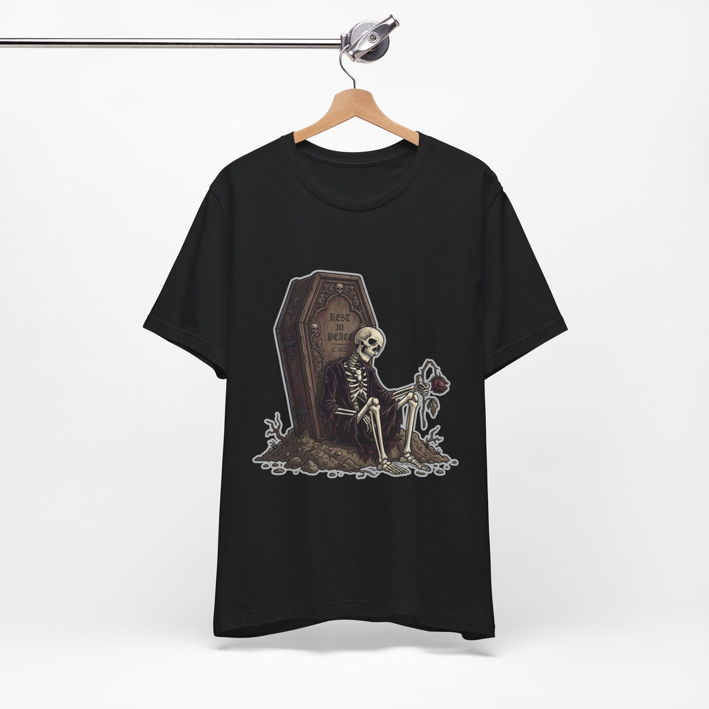 Skeleton waiting