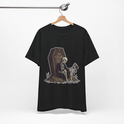 Skeleton waiting