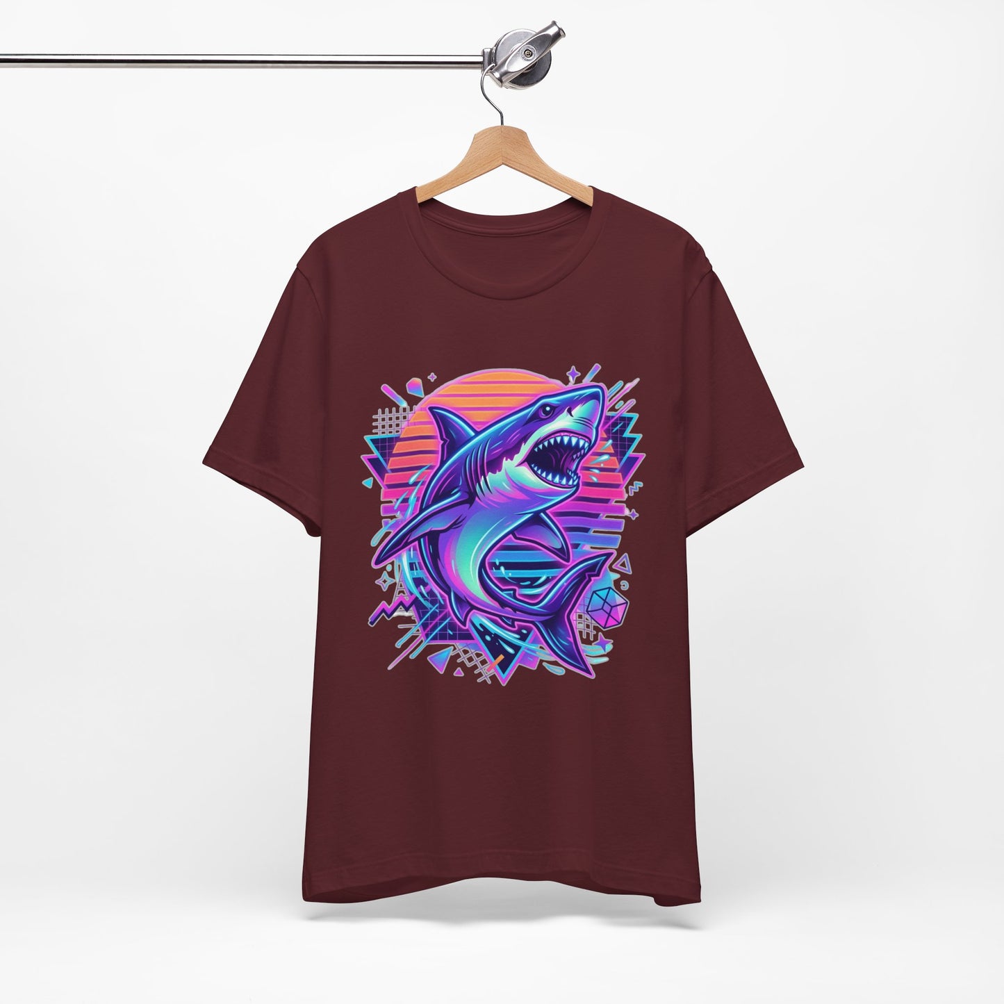 Retro Neon Shark