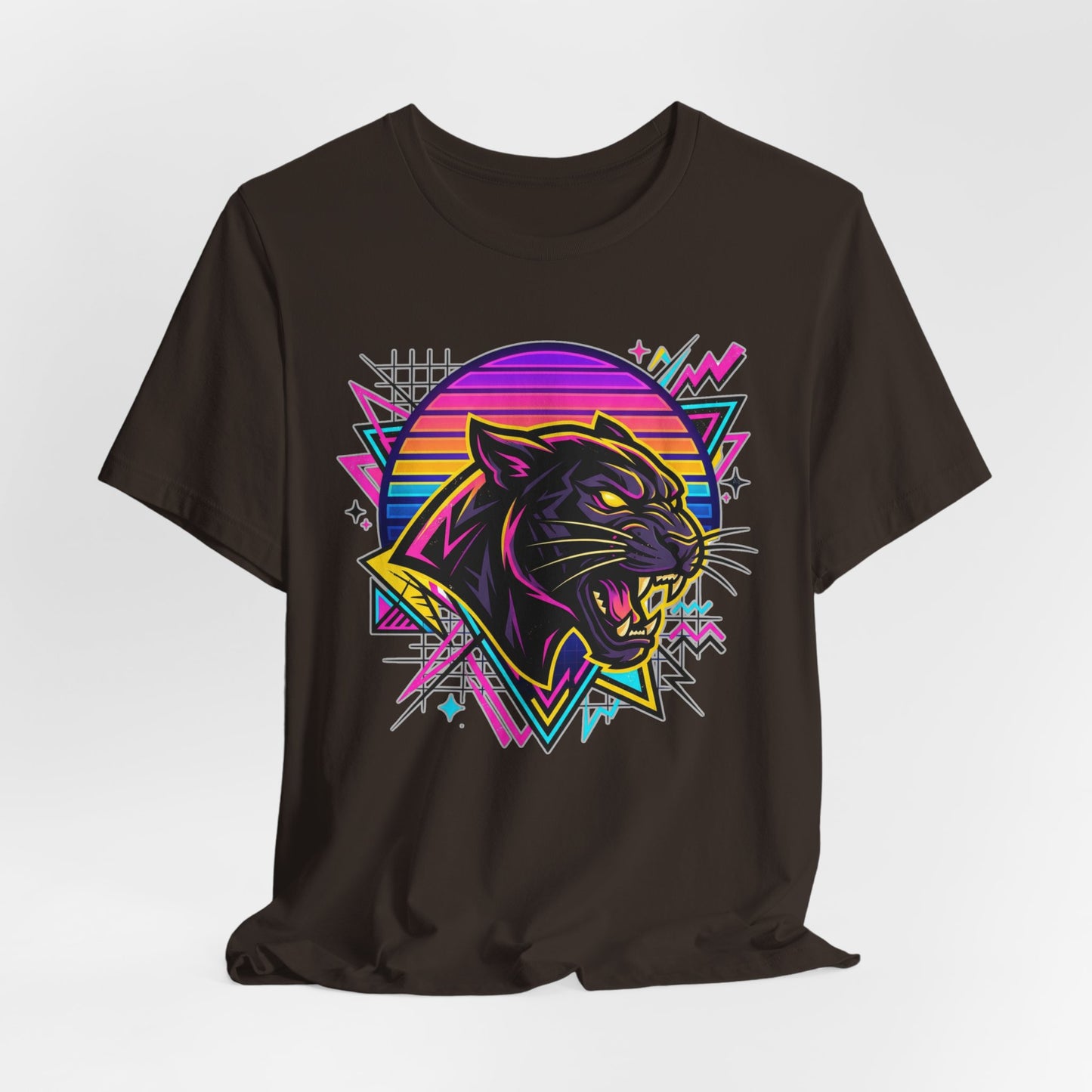 Retro Neon Panther