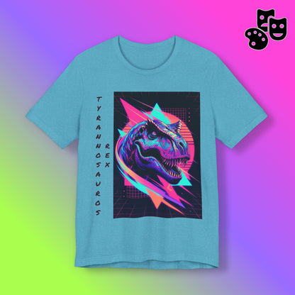 Retro Neon T-Rex