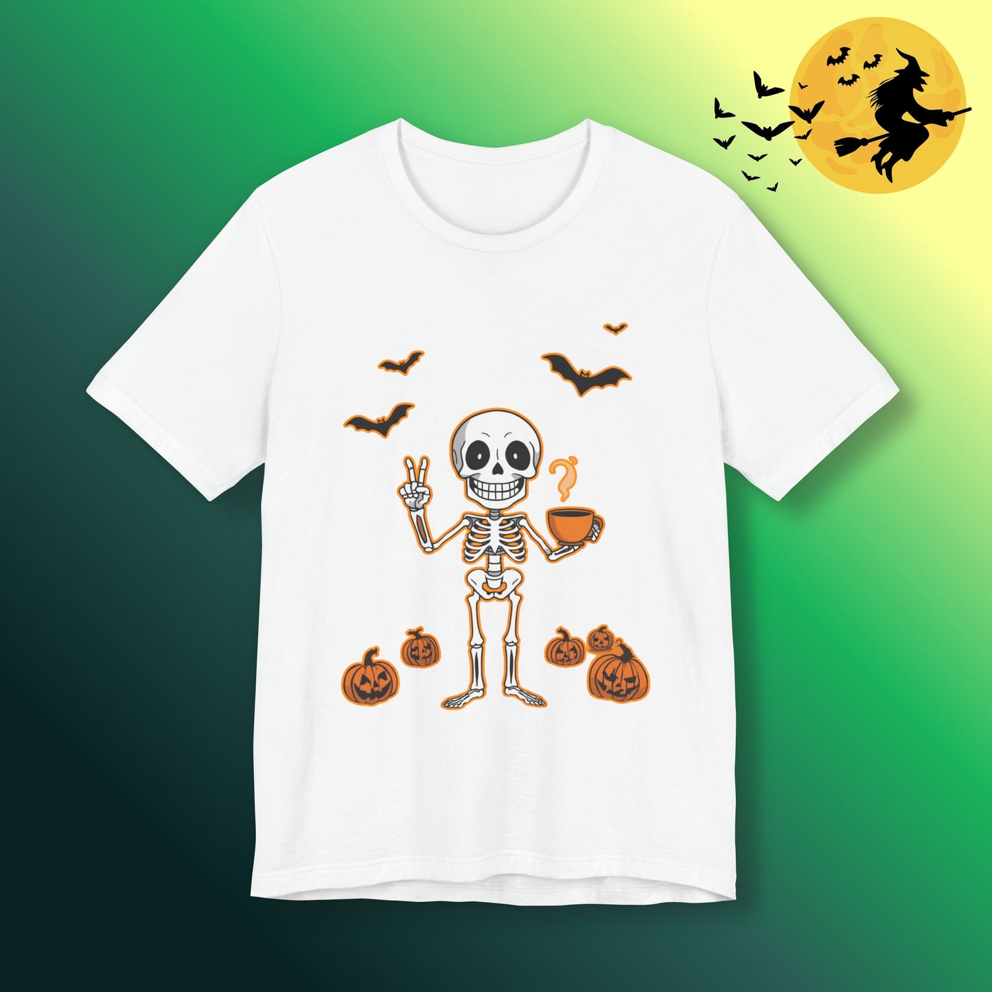 Halloween Skeleton Coffee & Peace