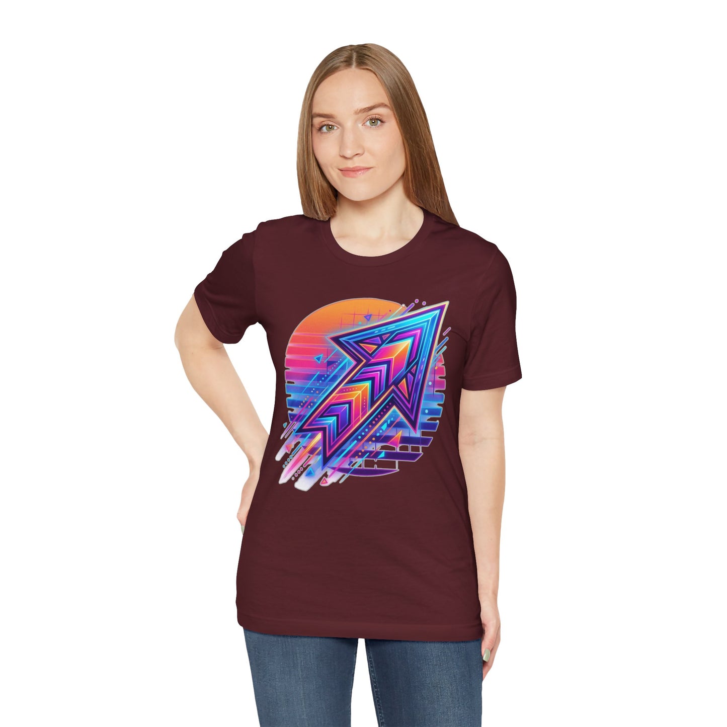 Retro Neon Arrow
