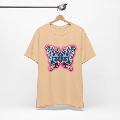 Butterfly Pink Glow Tee