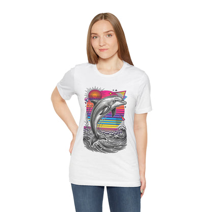 Dolphin Retro Graphic