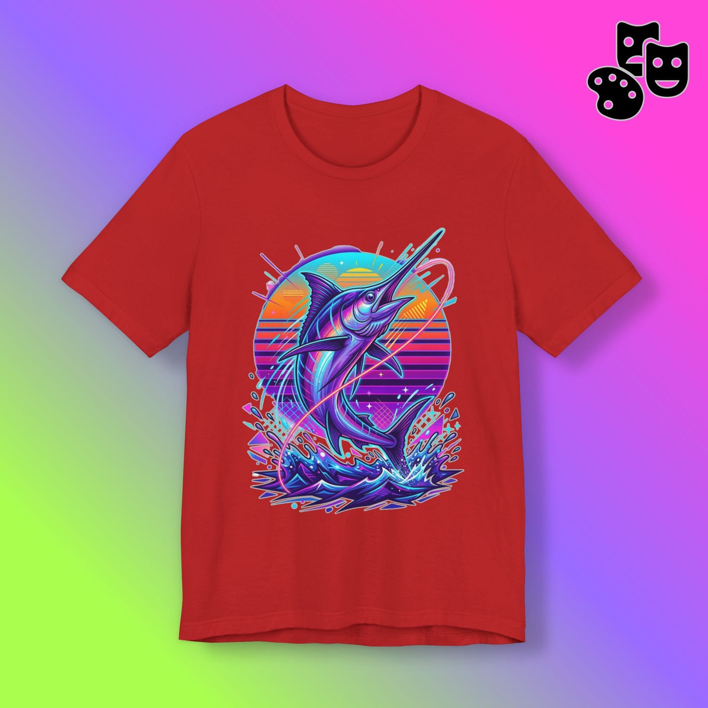Neon Retro Marlin
