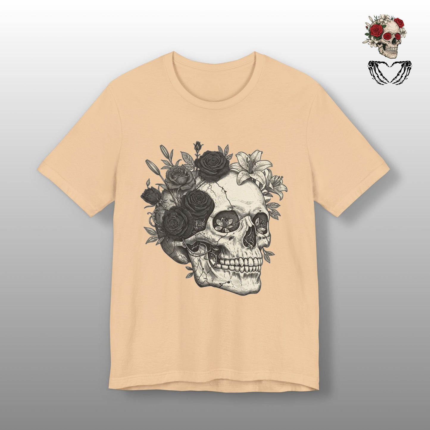 Skull Floral Tee