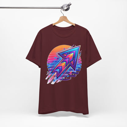 Retro Neon Arrow