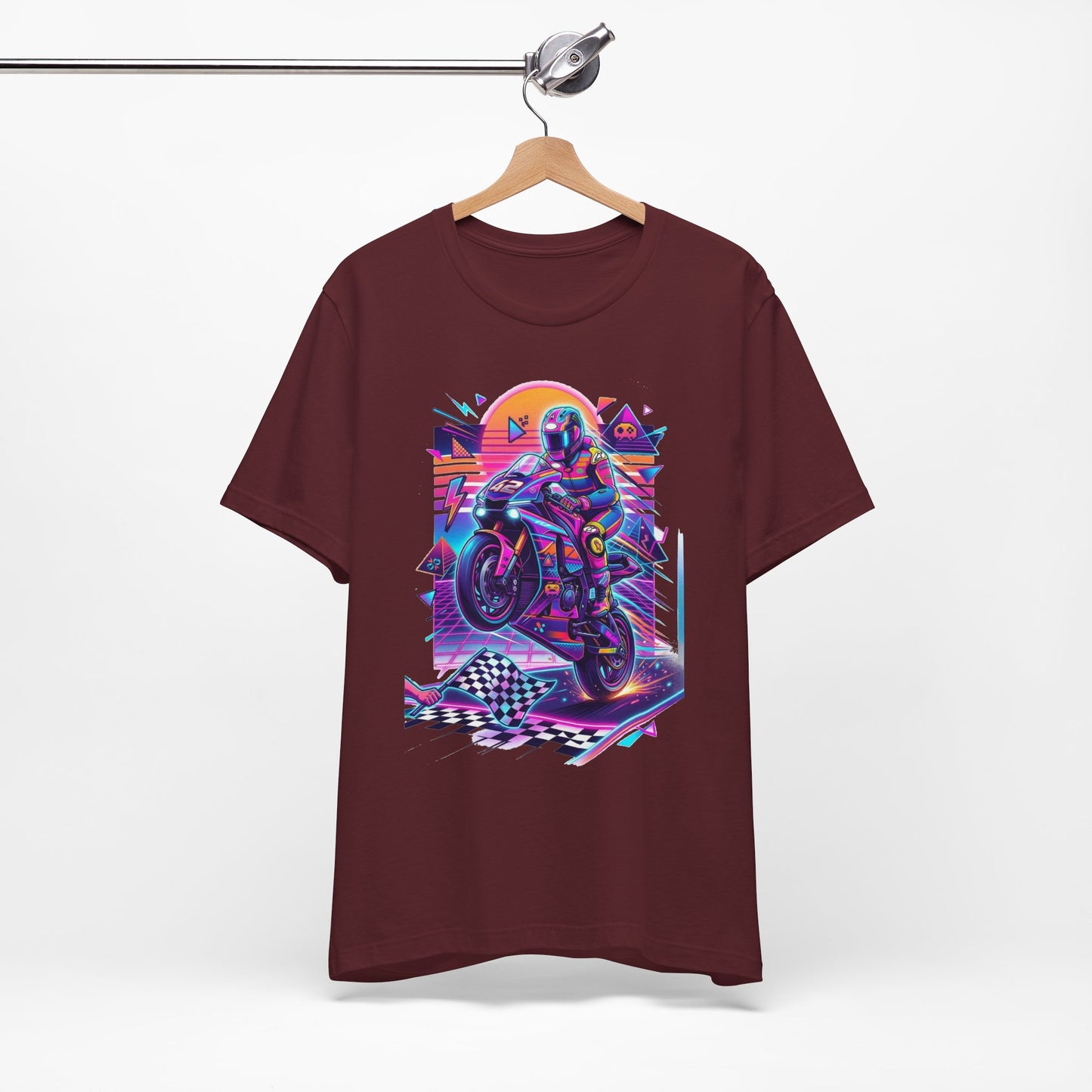 Neon Retro Biker