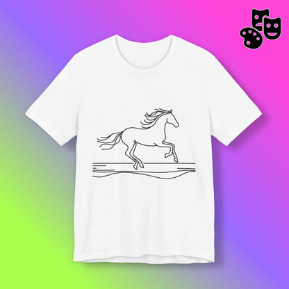 Horse on Beach Tee