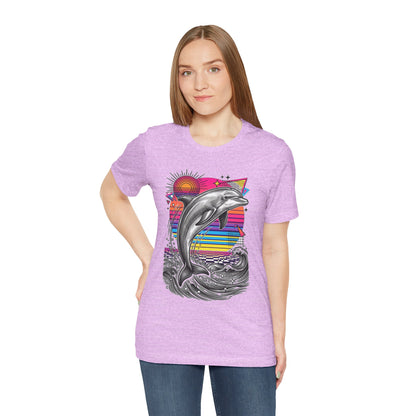 Dolphin Retro Graphic