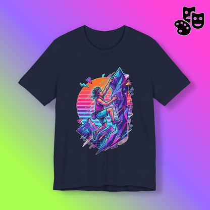 Climber Retro Sunset