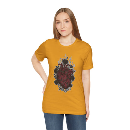Dark Floral Gothic Heart