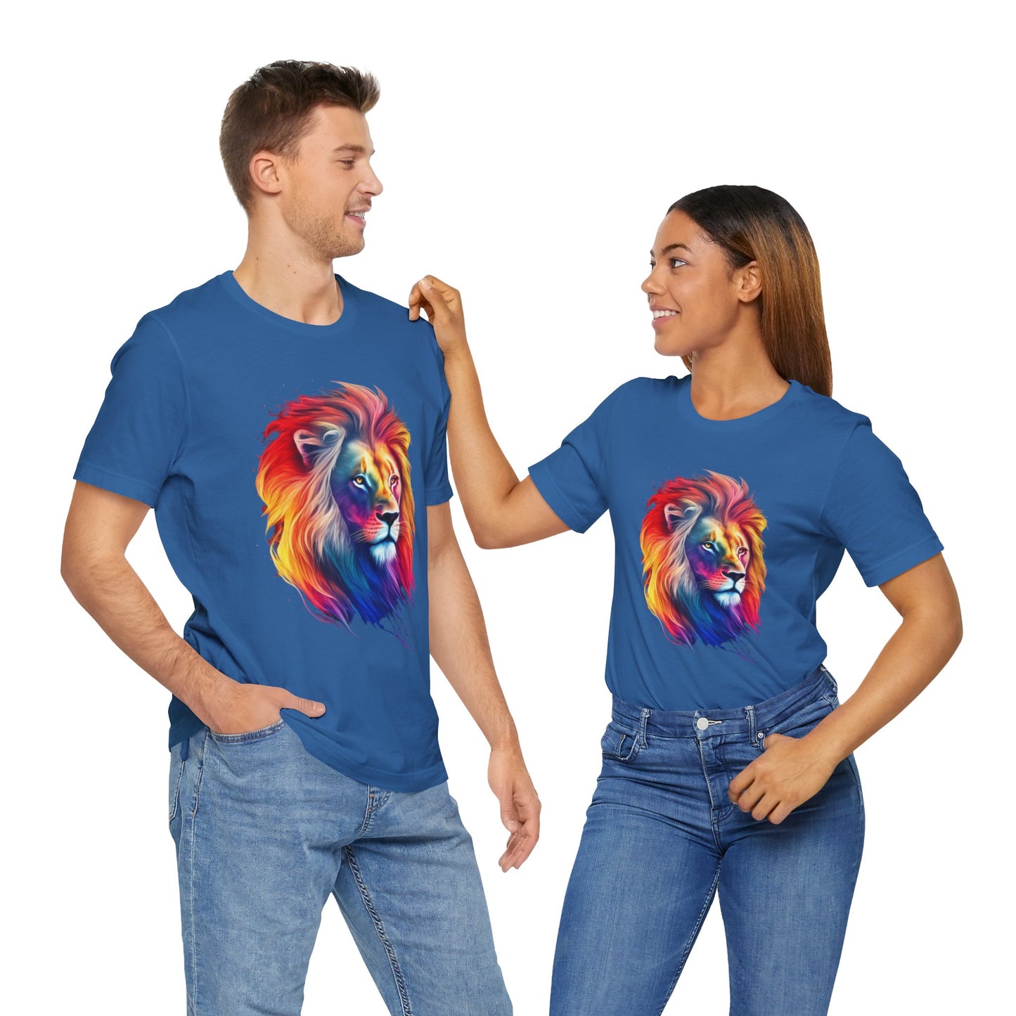 Vibrant Lion Graphic Tee