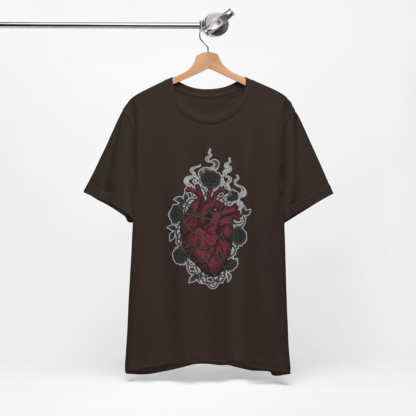 Dark Floral Gothic Heart