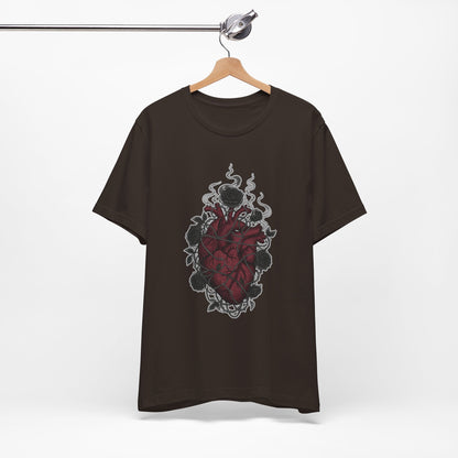 Dark Floral Gothic Heart