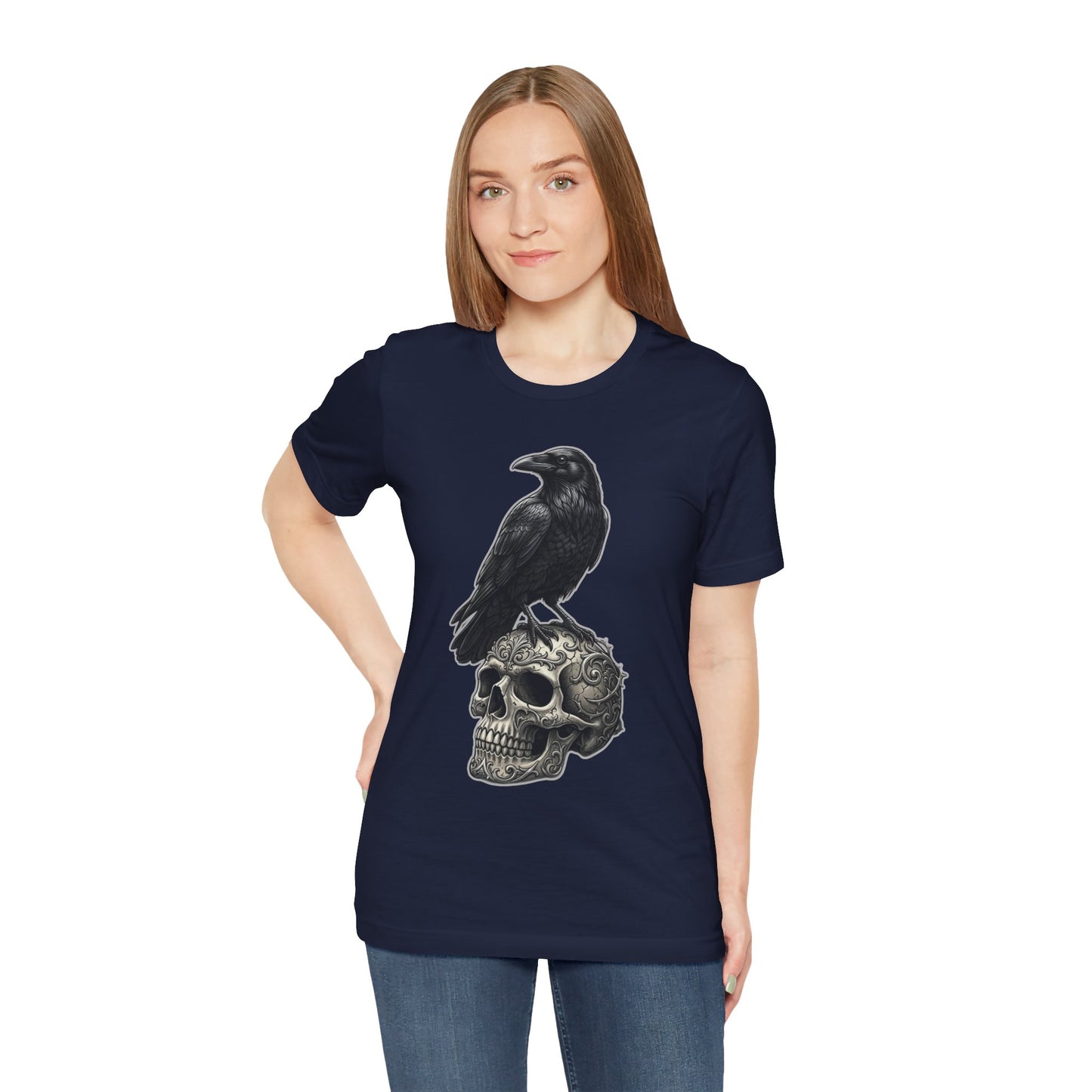 Raven on Skull
