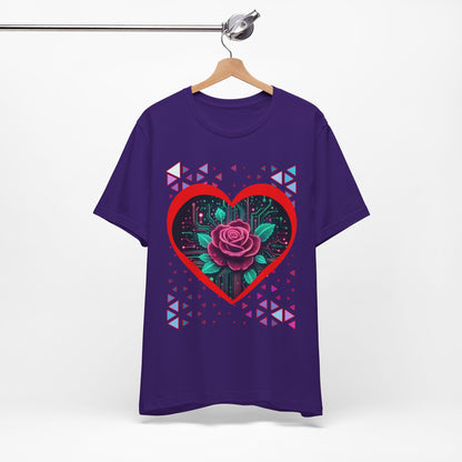 Romantic Heart Rose