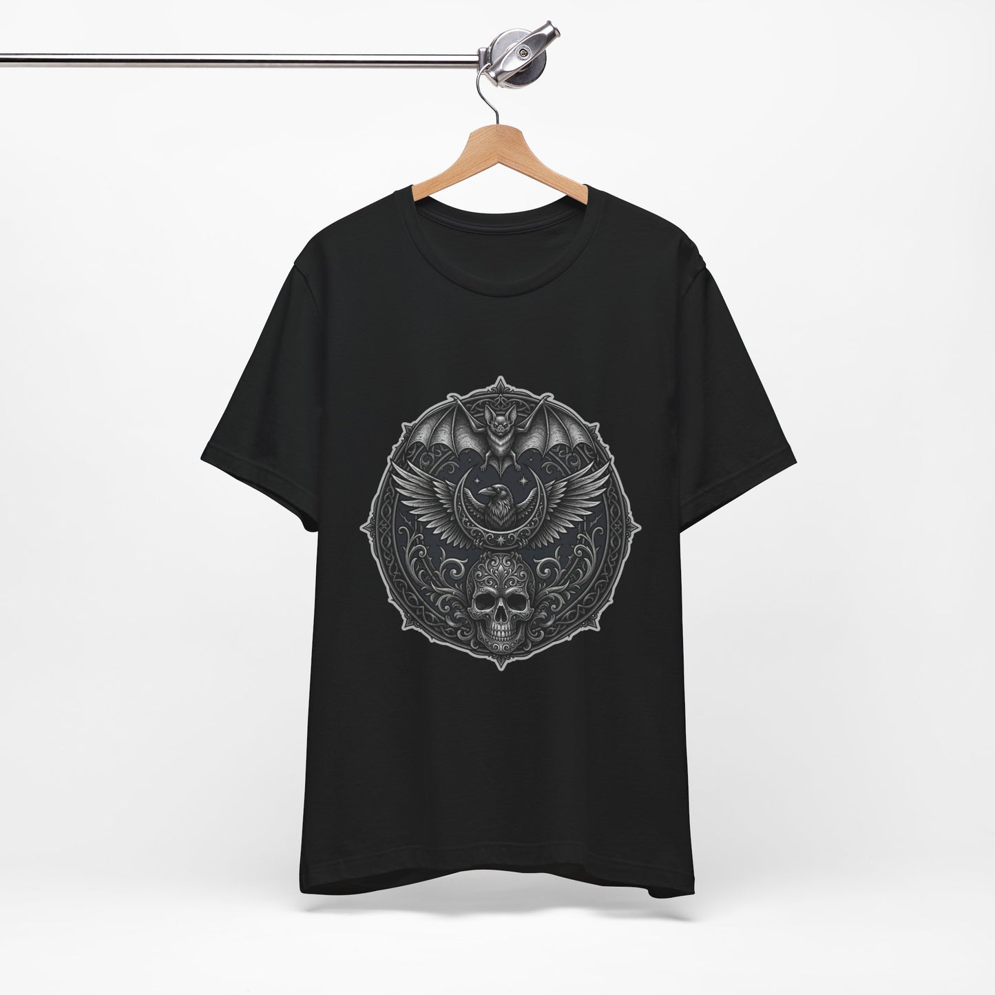 Gothic Skull & Bat