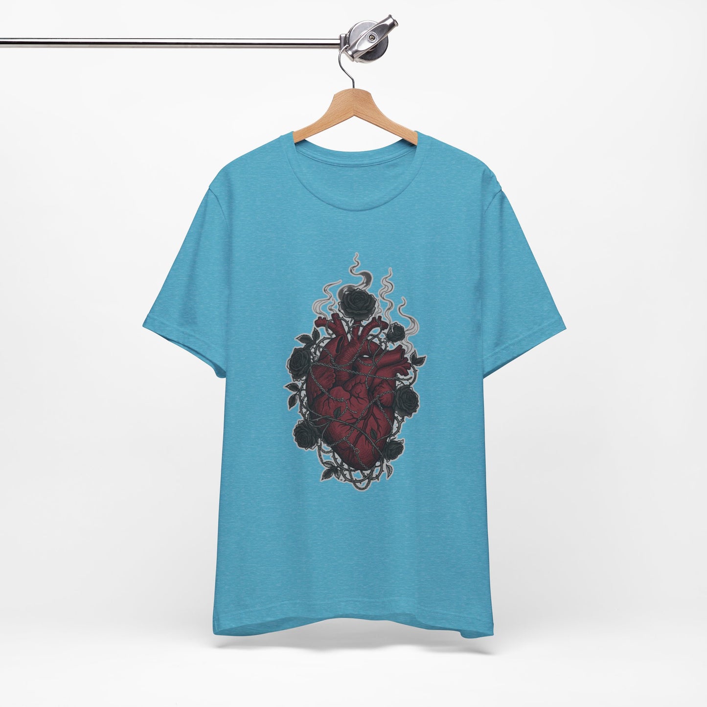 Dark Floral Gothic Heart