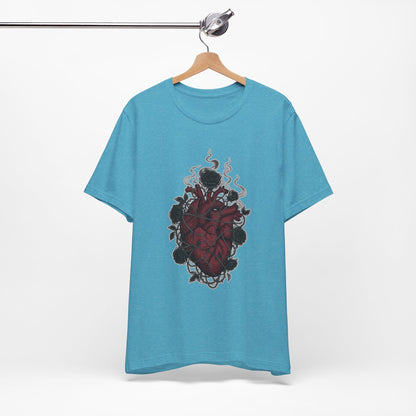 Dark Floral Gothic Heart
