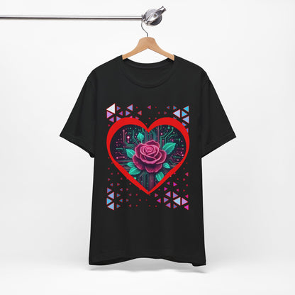 Romantic Heart Rose