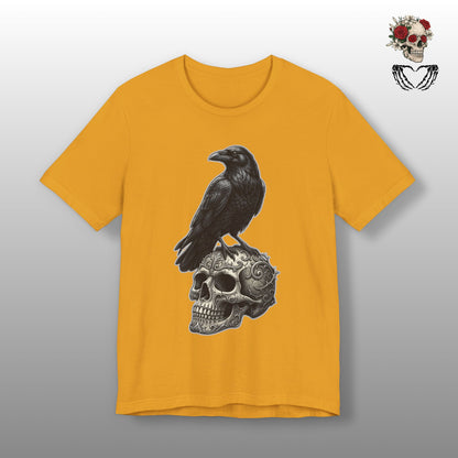 Raven on Skull
