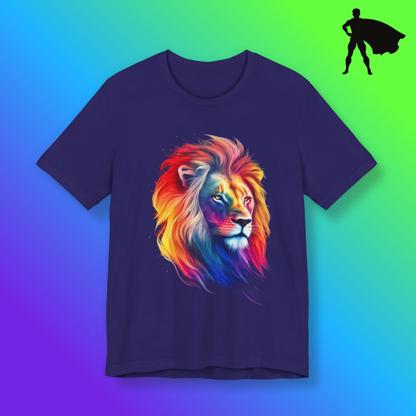 Vibrant Lion Graphic Tee