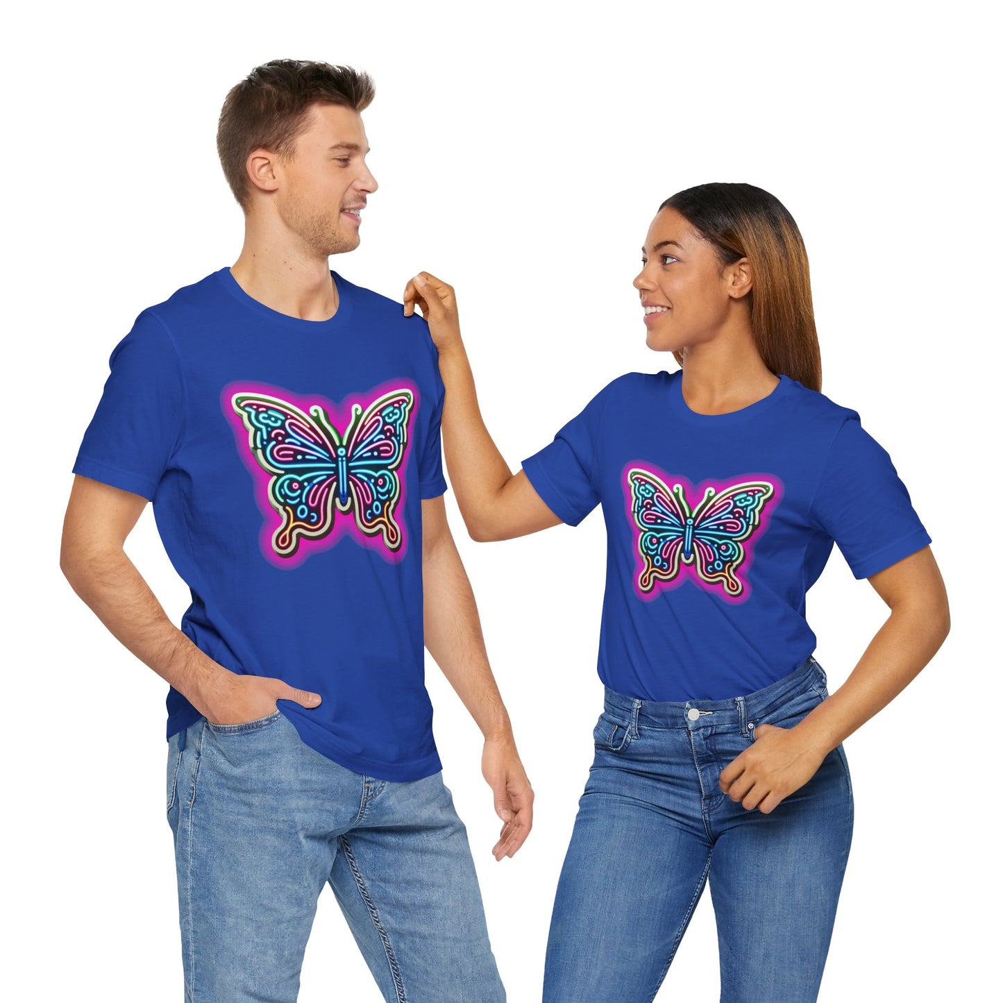 Butterfly Pink Glow Tee