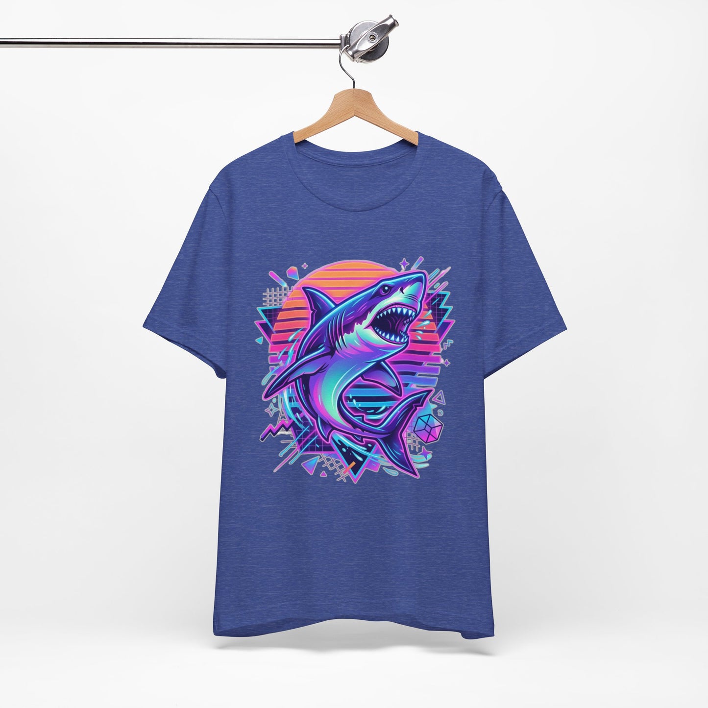 Retro Neon Shark