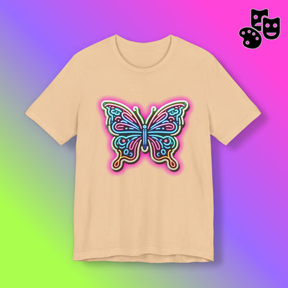 Butterfly Pink Glow Tee