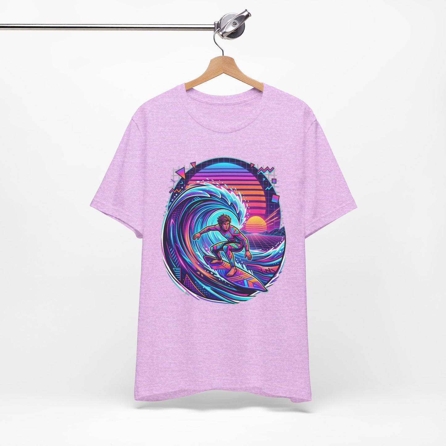 Retro Sunset Surfer