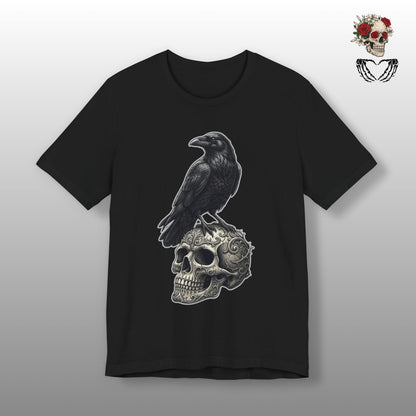 Raven on Skull